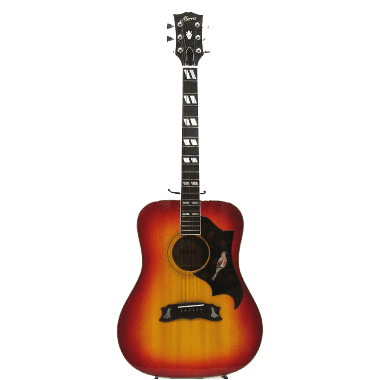 Morris モーリス アコースティックギター MD-508 カポタスト付き